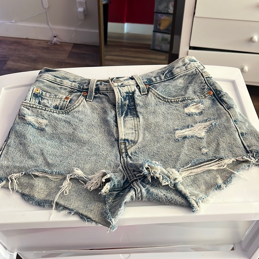 Levi’s High-Rise Jean Shorts